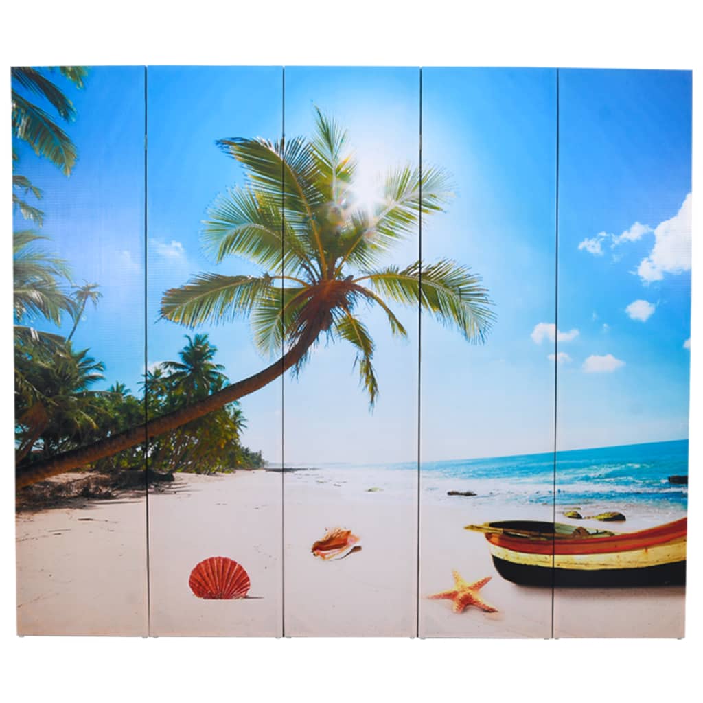 Cloison de séparation pliable 200 x 170 cm Plage - XIOS