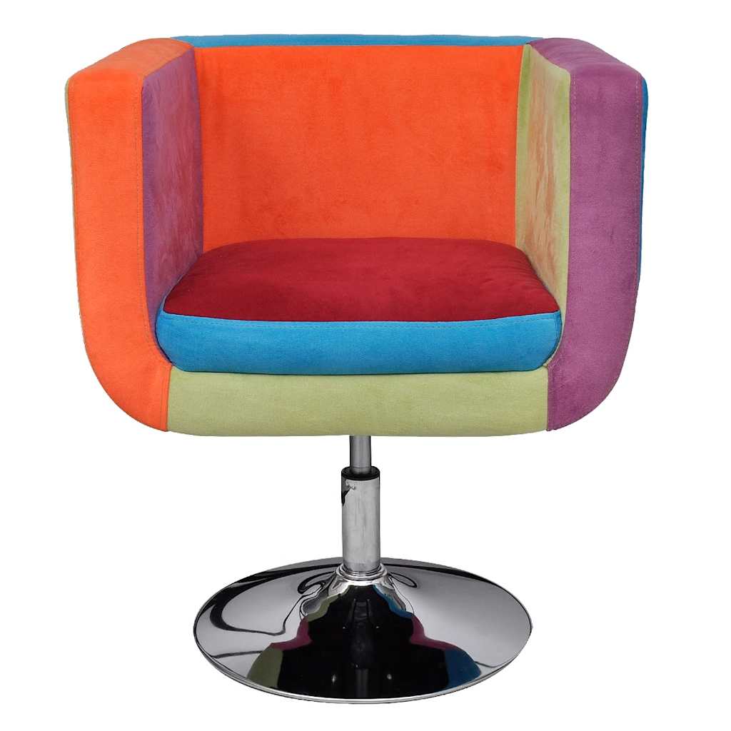 Fauteuil avec design de patchwork Cube Tissu - XIOS