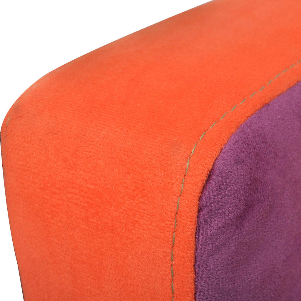 Fauteuil avec design de patchwork Cube Tissu - XIOS