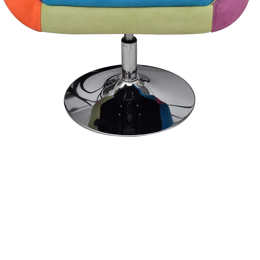 Fauteuil avec design de patchwork Cube Tissu - XIOS