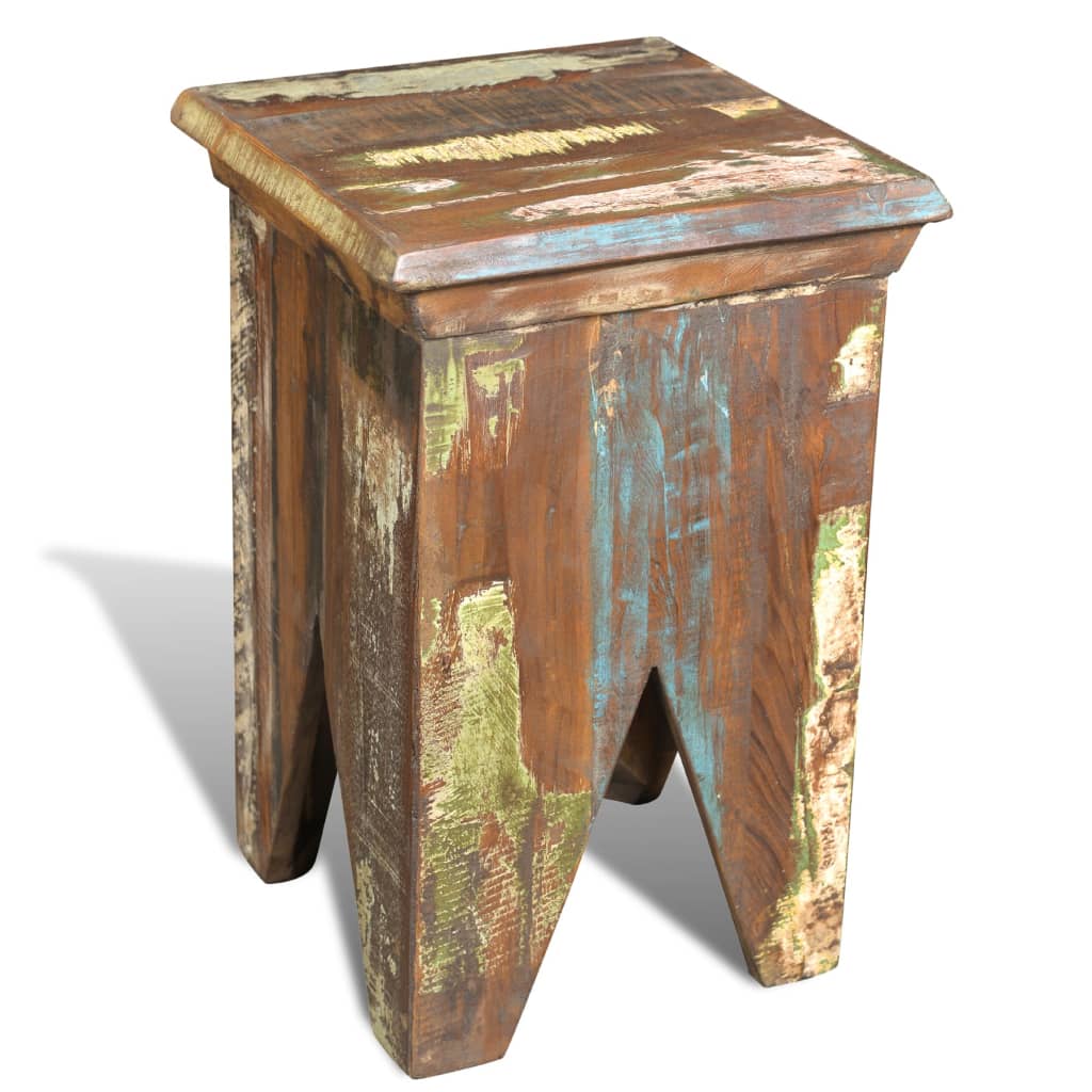 Tabouret Bois de récupération massif - XIOS