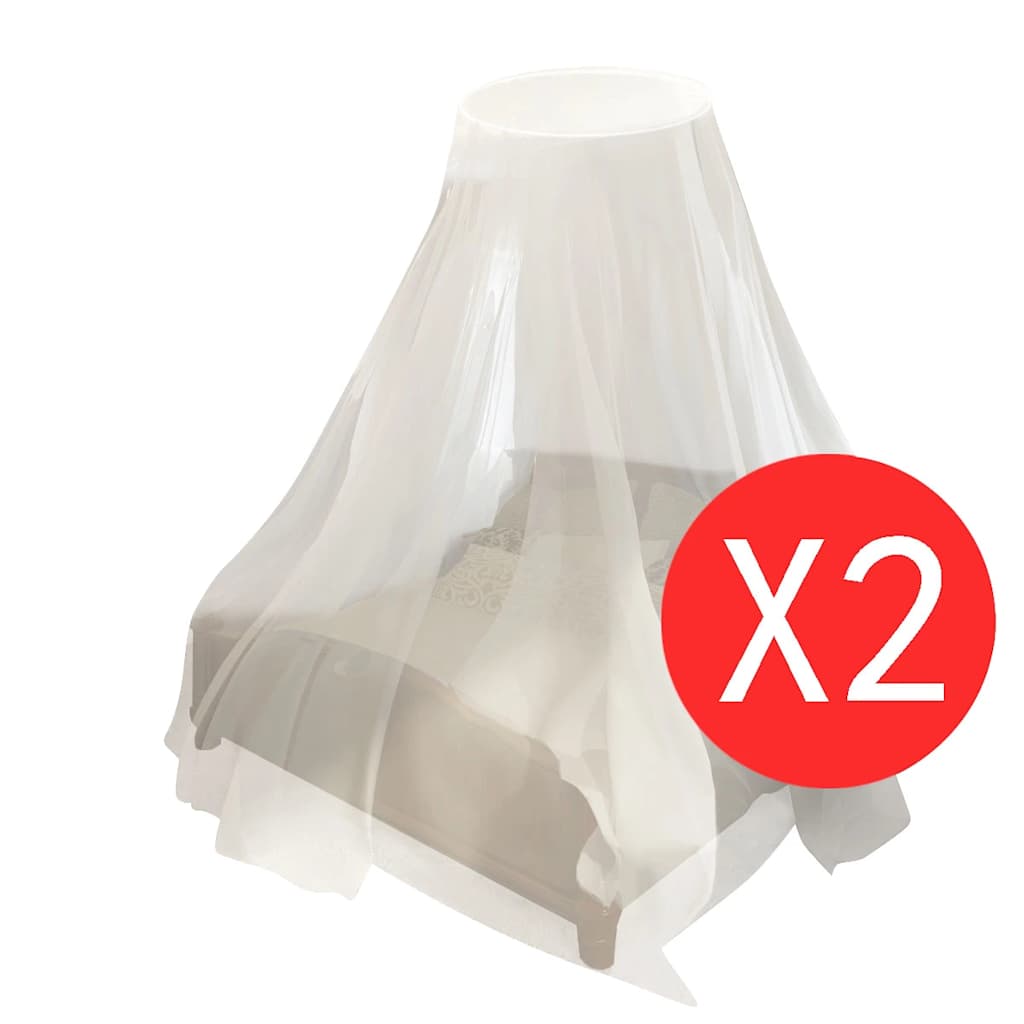 Moustiquaire 2 pcs Rond 56x325x230 cm Moustiquaires vidaXL