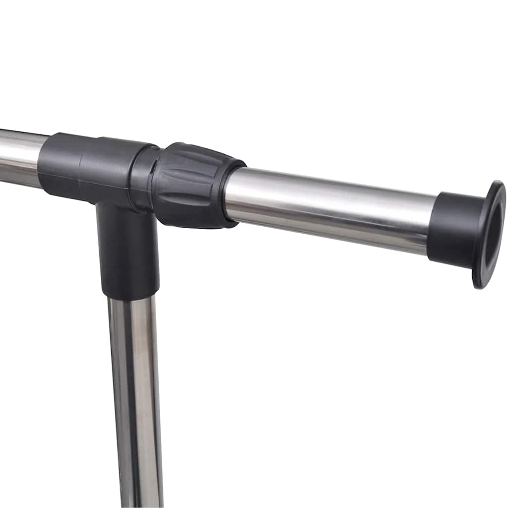 Porte-manteaux réglables 2 pcs 1 rail d'accrochage