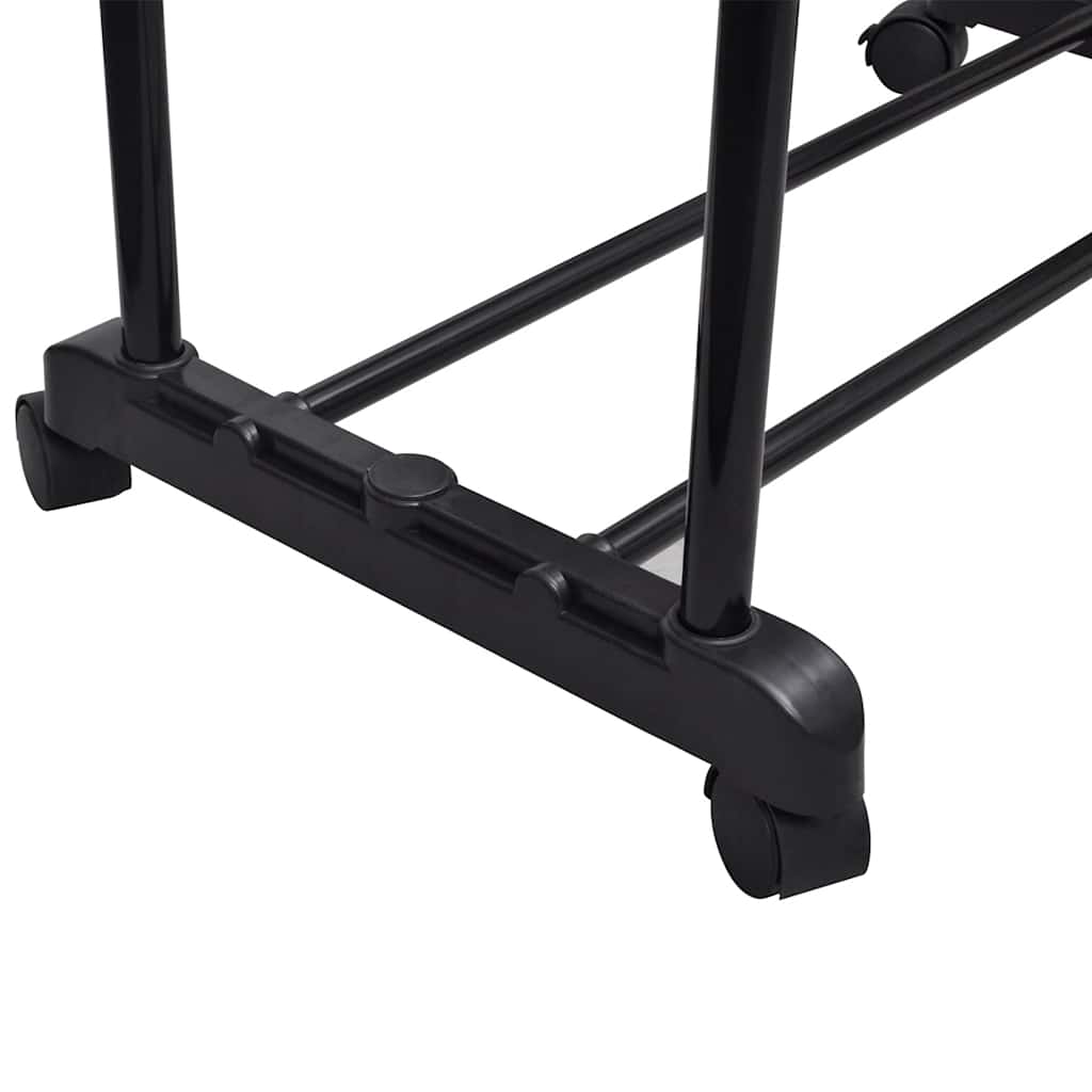 Porte-manteaux réglables 2 pcs 2 rails d'accrochage