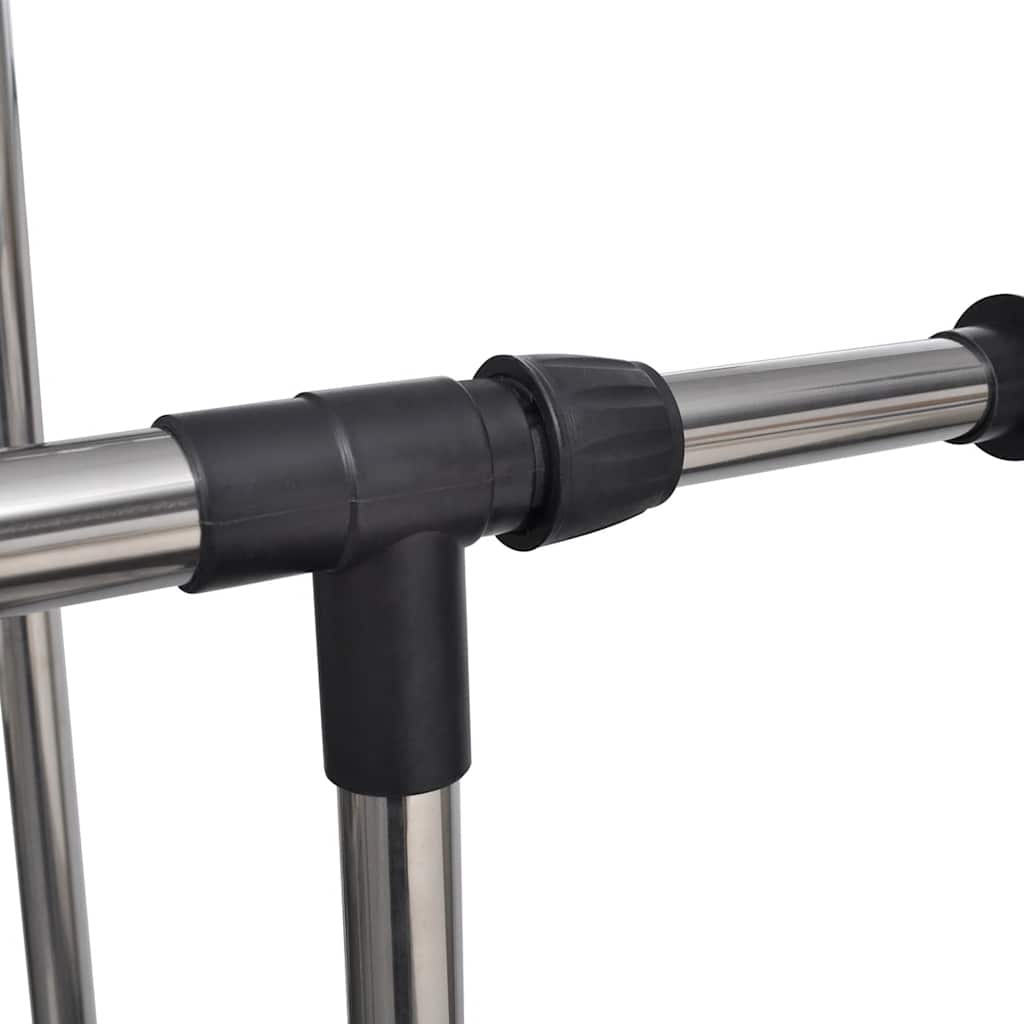 Porte-manteaux réglables 2 pcs 2 rails d'accrochage