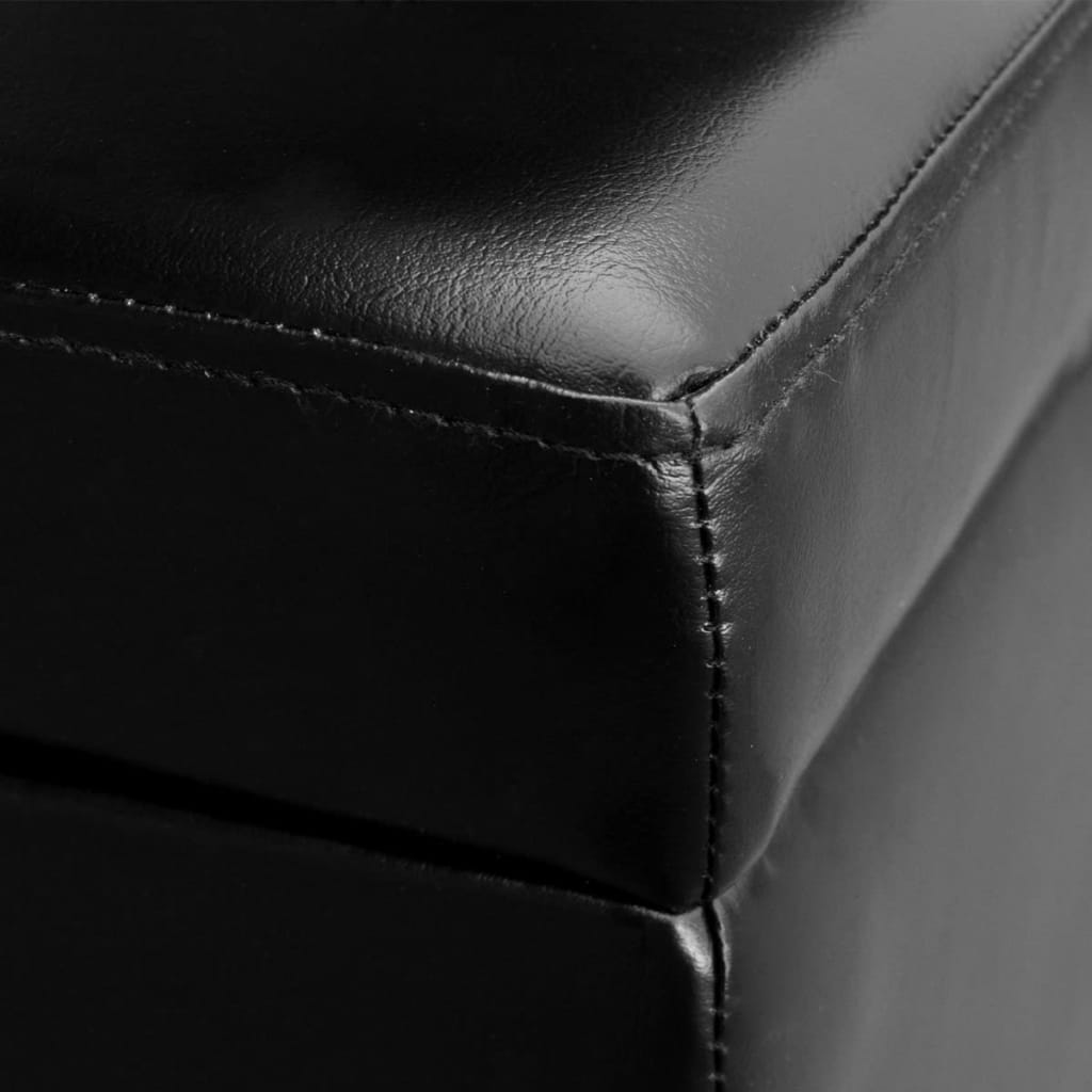 Banc long de rangement Bois Noir - XIOS