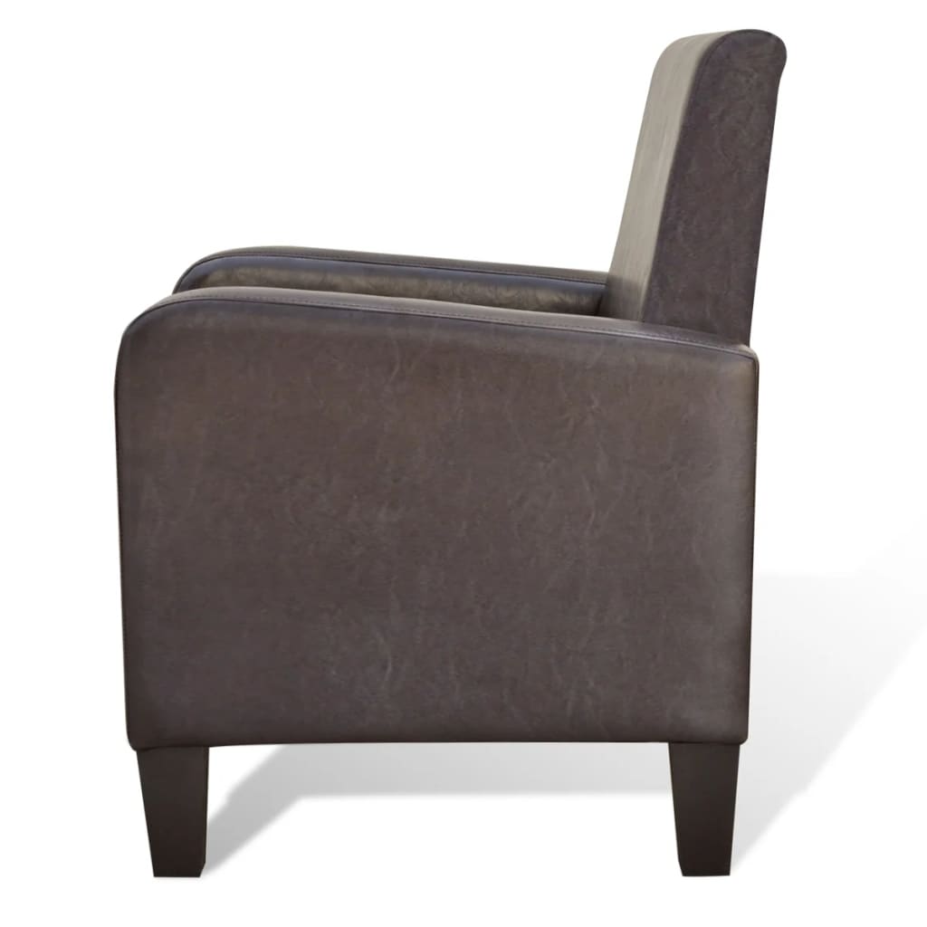 Fauteuil Marron Similicuir - XIOS