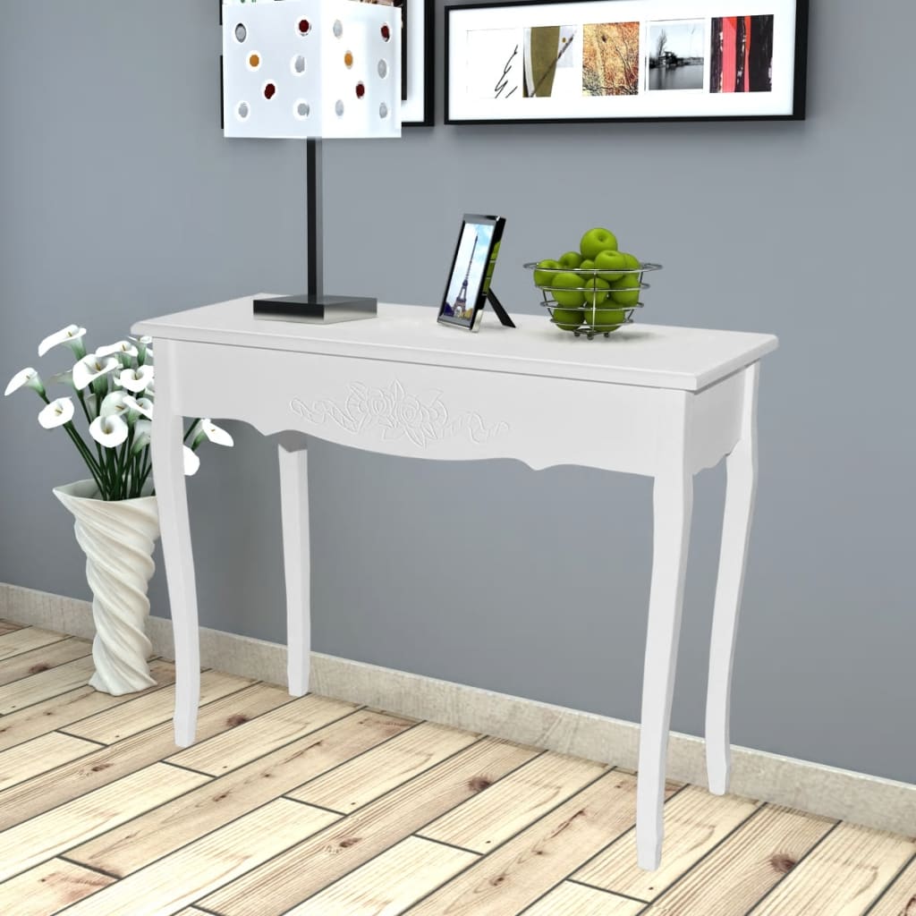 Table de console et coiffeuse Blanc - XIOS