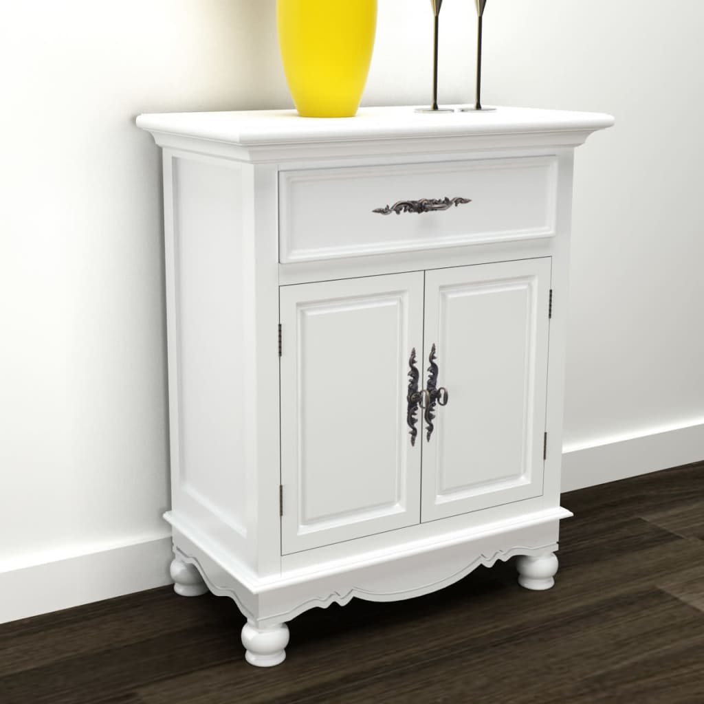 Armoire avec 2 portes et 1 tiroir Bois Blanc - XIOS