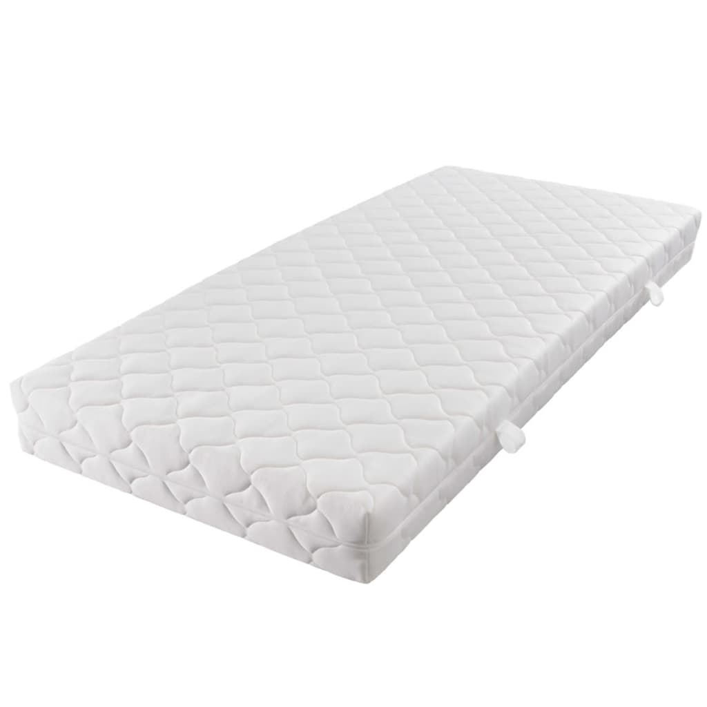 Matelas avec housse lavable 200 x 90 x 17 cm Matelas vidaXL