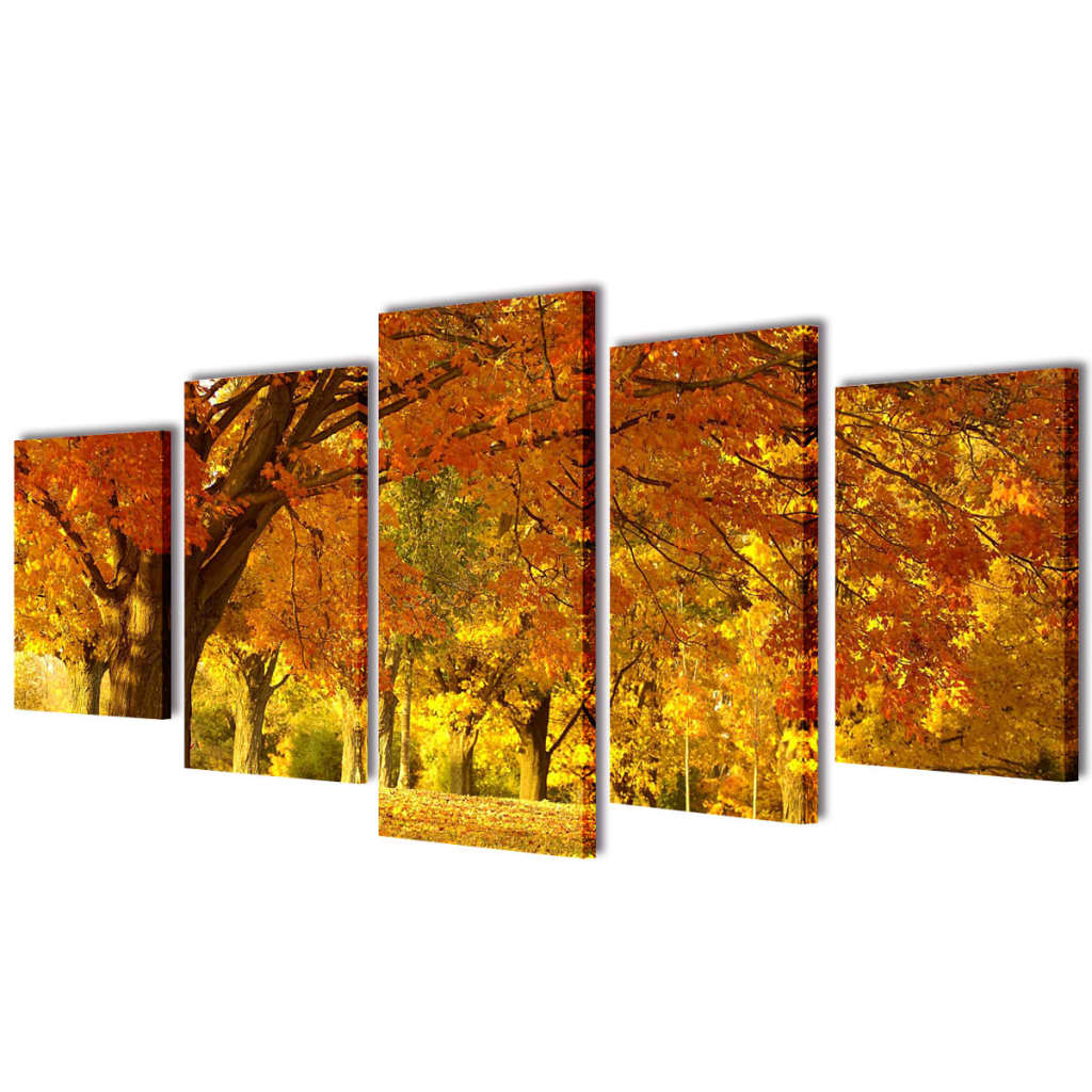 Set de toiles murales imprimées Érable 200 x 100 cm - XIOS