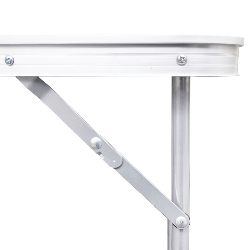 Table pliante de camping en aluminium avec hauteur ajustable Meubles de camping vidaXL