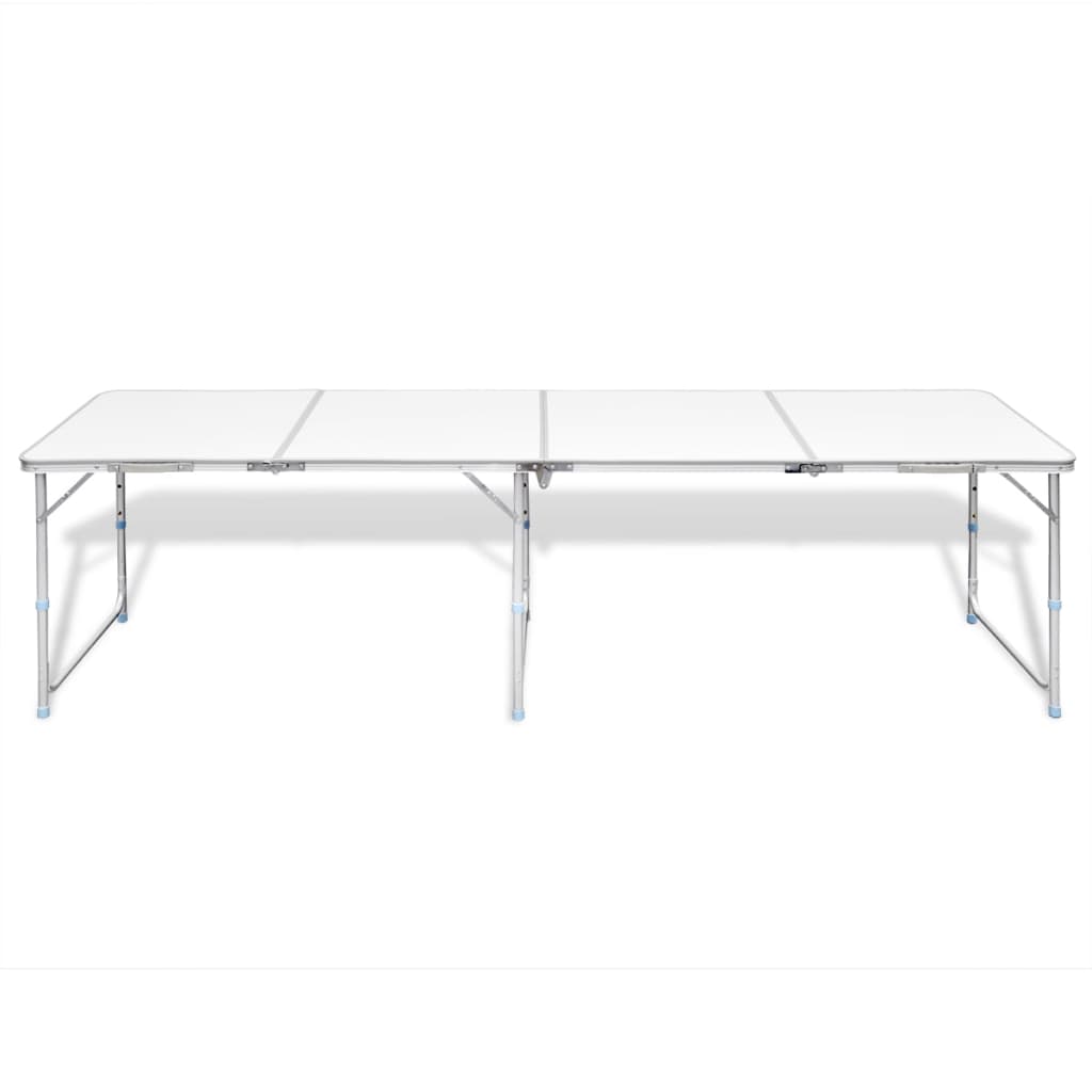Table pliante de camping en aluminium avec hauteur ajustable Meubles de camping vidaXL