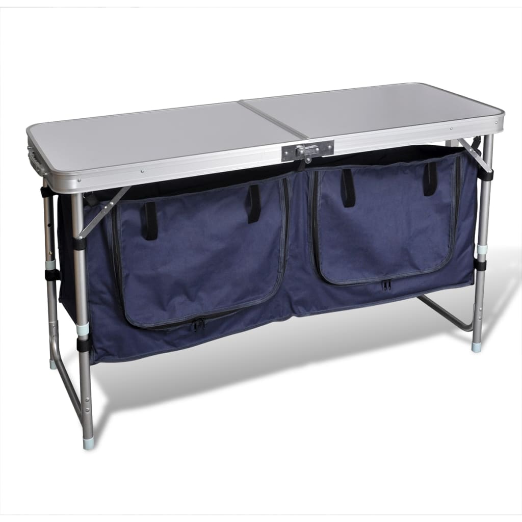 Placard de camping pliant avec cadre en aluminium Meubles de camping vidaXL