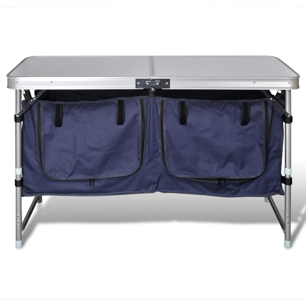 Placard de camping pliant avec cadre en aluminium Meubles de camping vidaXL