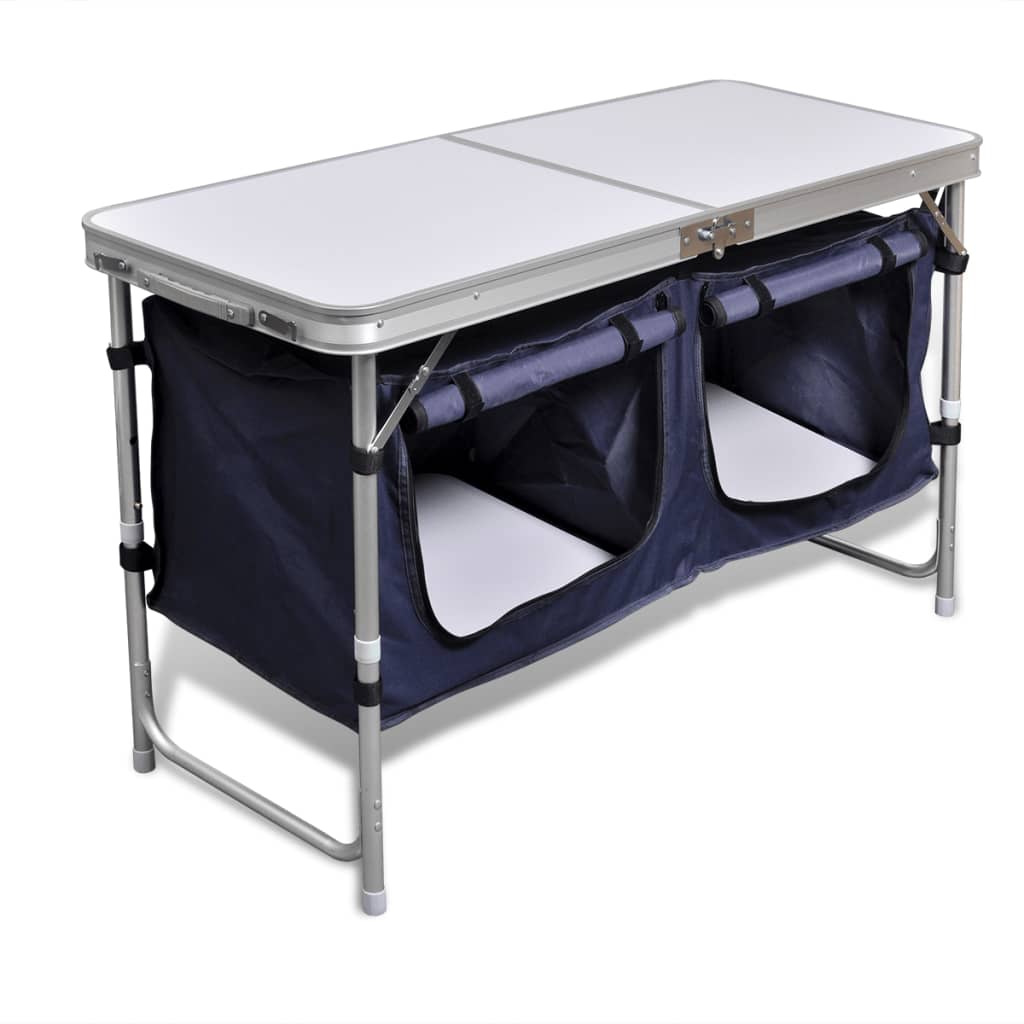 Placard de camping pliant avec cadre en aluminium Meubles de camping vidaXL