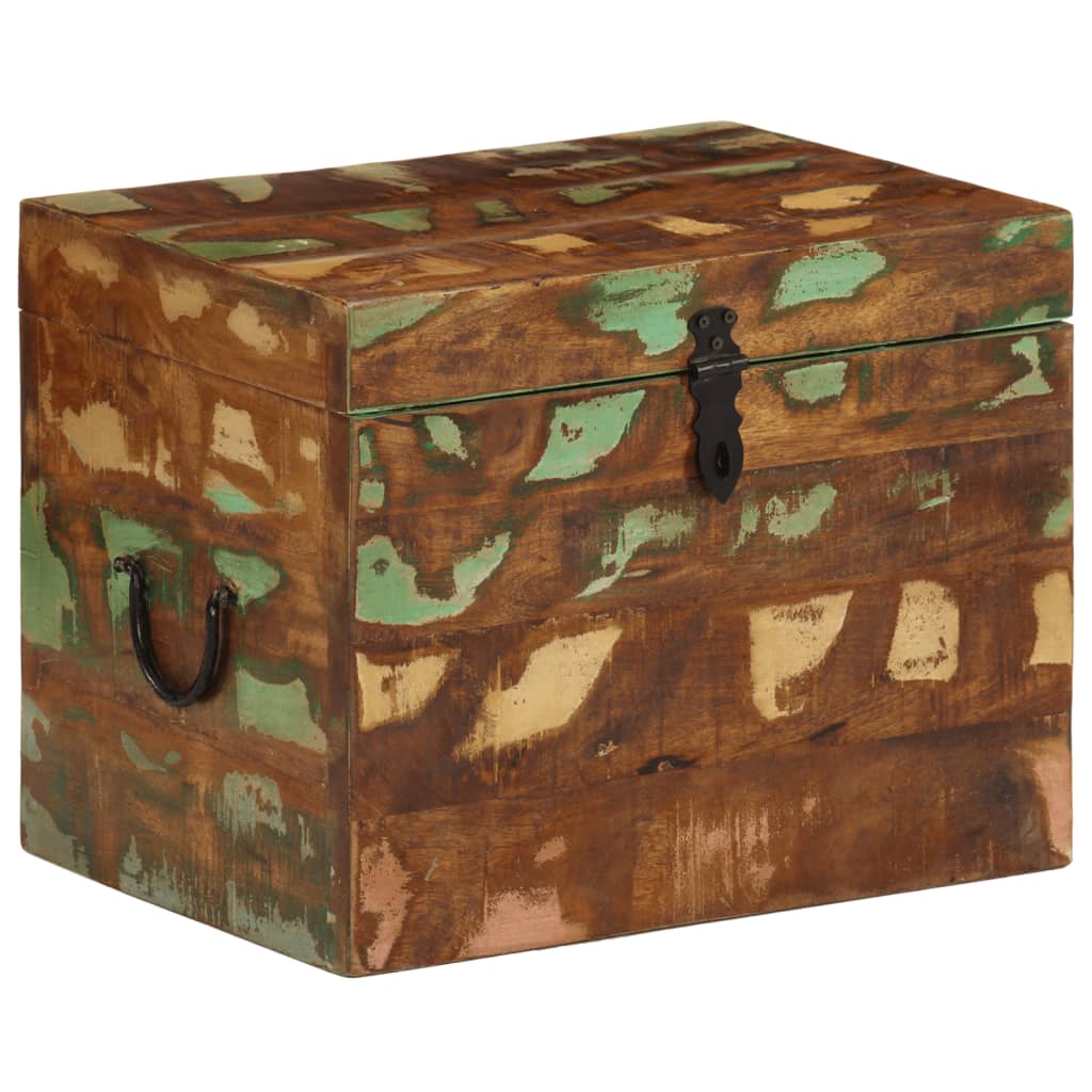 Boîtes de rangement Bois massif de récupération Coffres de rangement vidaXL