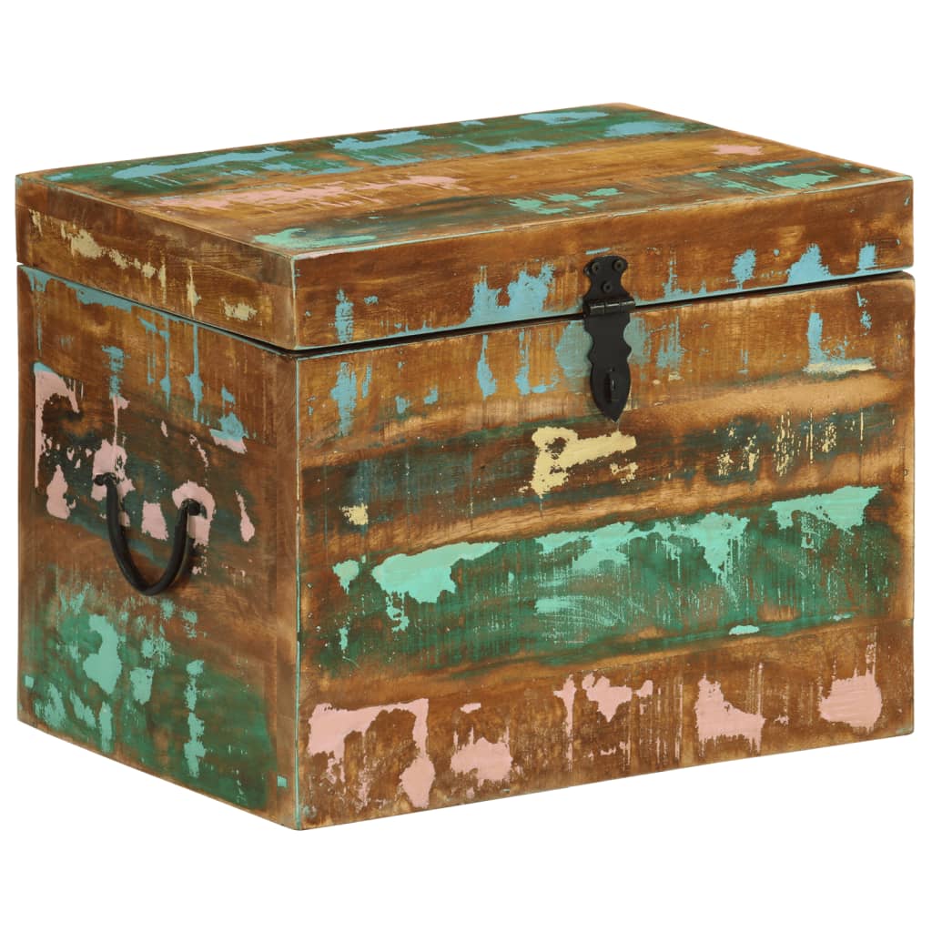 Boîtes de rangement Bois massif de récupération Coffres de rangement vidaXL