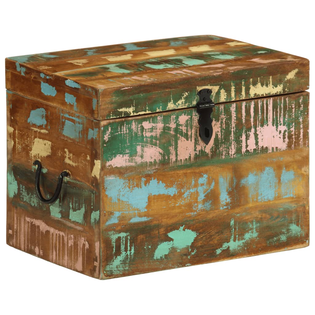 Boîtes de rangement Bois massif de récupération Coffres de rangement vidaXL