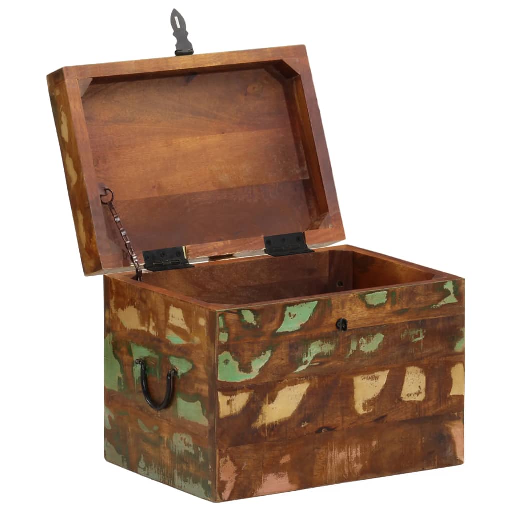 Boîtes de rangement Bois massif de récupération Coffres de rangement vidaXL