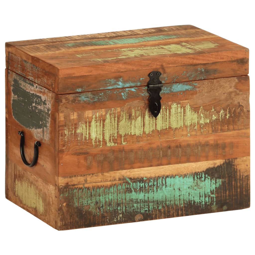 Boîtes de rangement Bois massif de récupération Coffres de rangement vidaXL