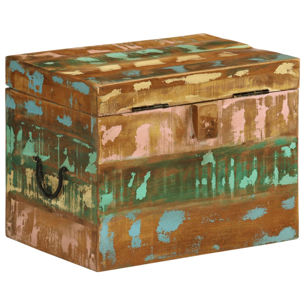 Boîtes de rangement Bois massif de récupération Coffres de rangement vidaXL