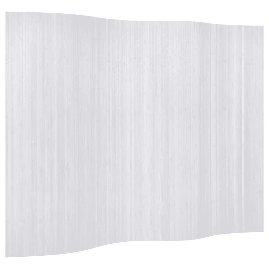 Cloison de séparation Bambou Blanc 250 x 165 cm - XIOS