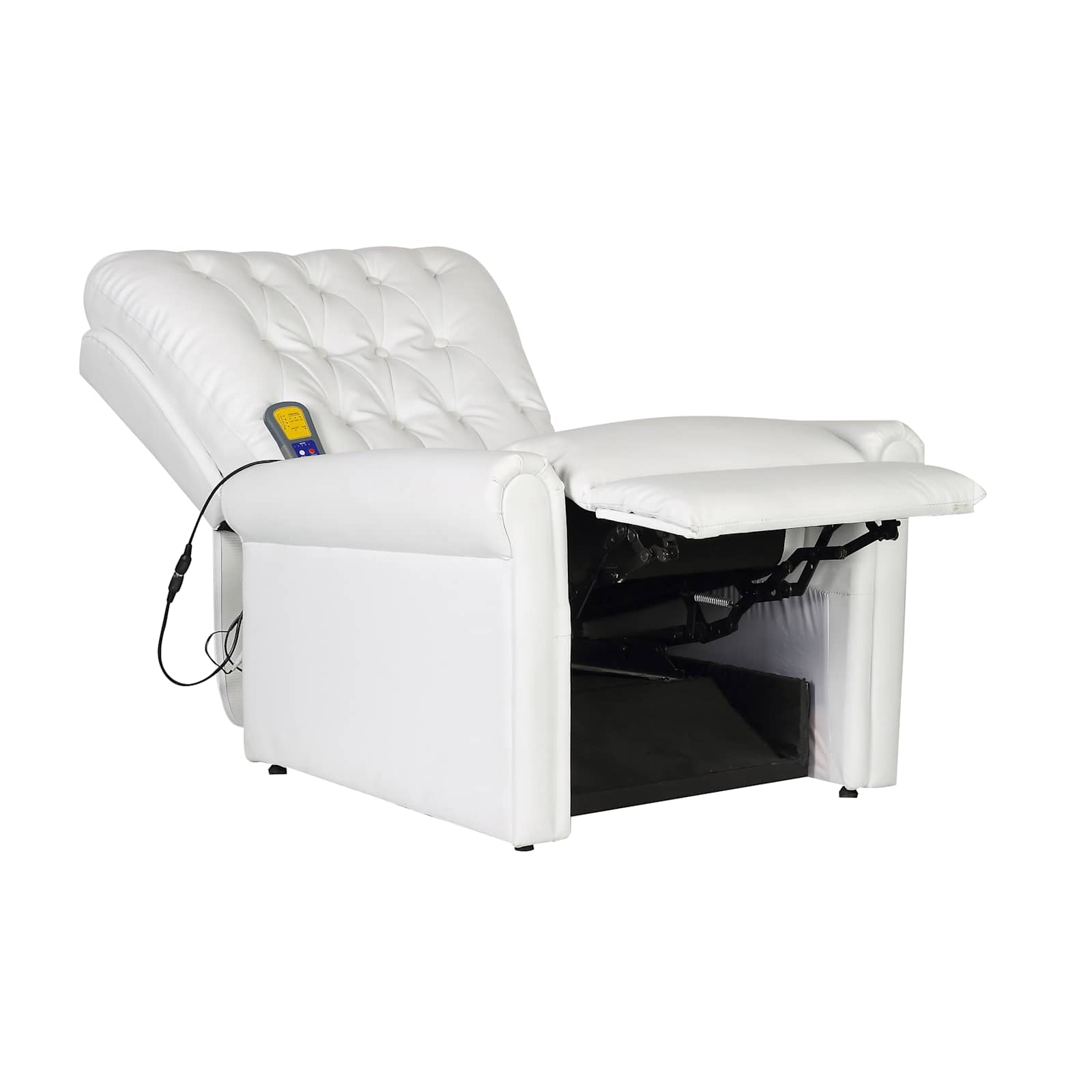 Chaise de massage électrique Blanc crème 78 x 148 x 71 cm - XIOS