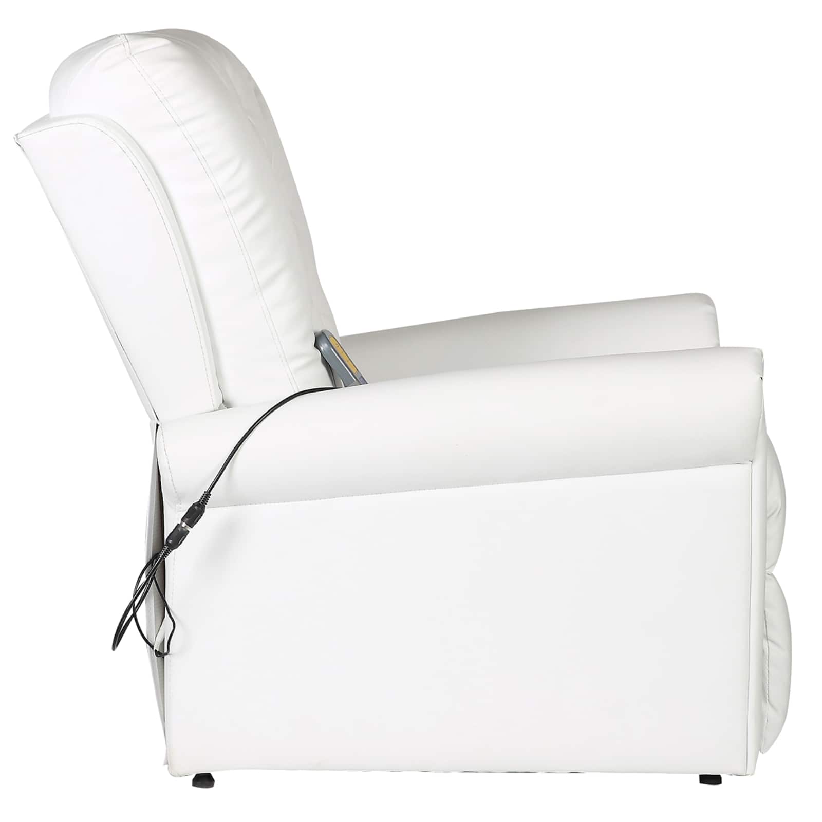 Chaise de massage électrique Blanc crème 78 x 148 x 71 cm - XIOS