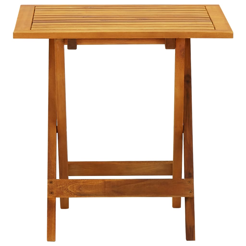 Table de bistro 46x46x47 cm Bois d'acacia massif Tables de jardin vidaXL