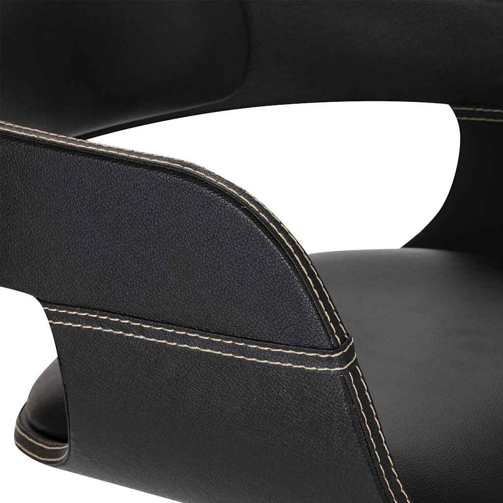 Chaise à manger Bois courbé et similicuir