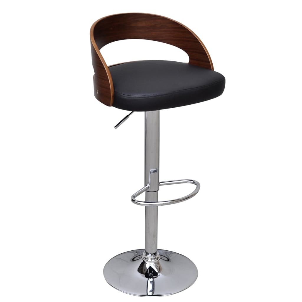 Tabourets de bar lot de 2 bois courbé - XIOS