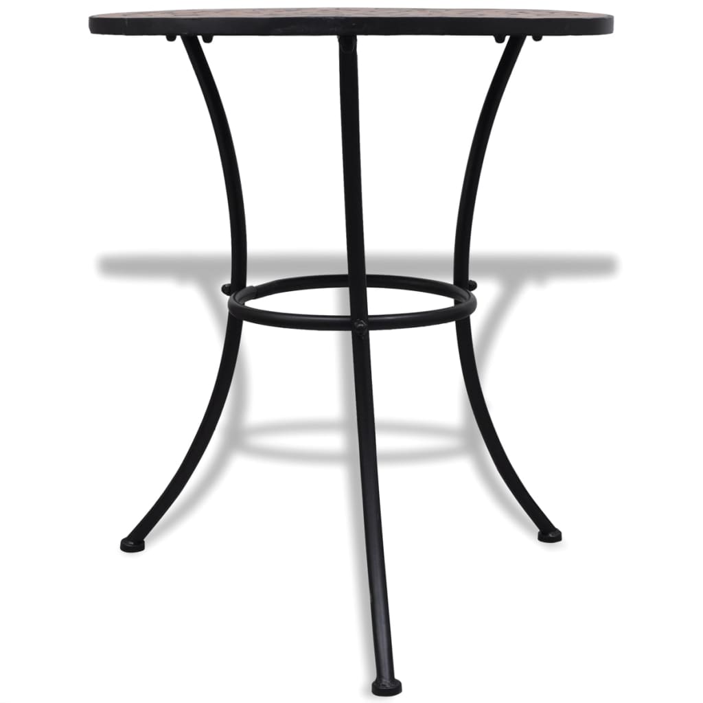 Ensemble de bistro 3 pcs Carreaux céramiques Terre cuite