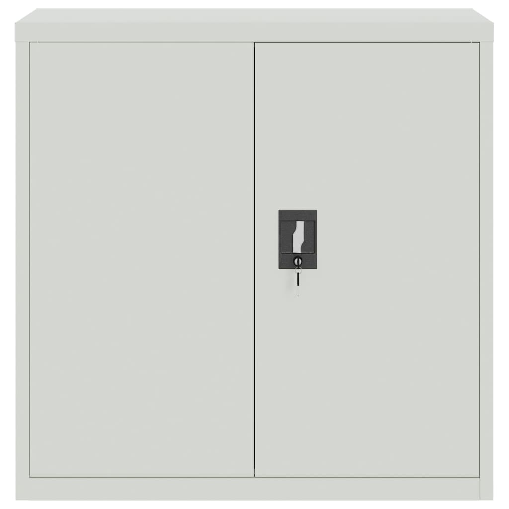 Armoire de bureau avec 2 portes Gris 90 cm Acier - XIOS