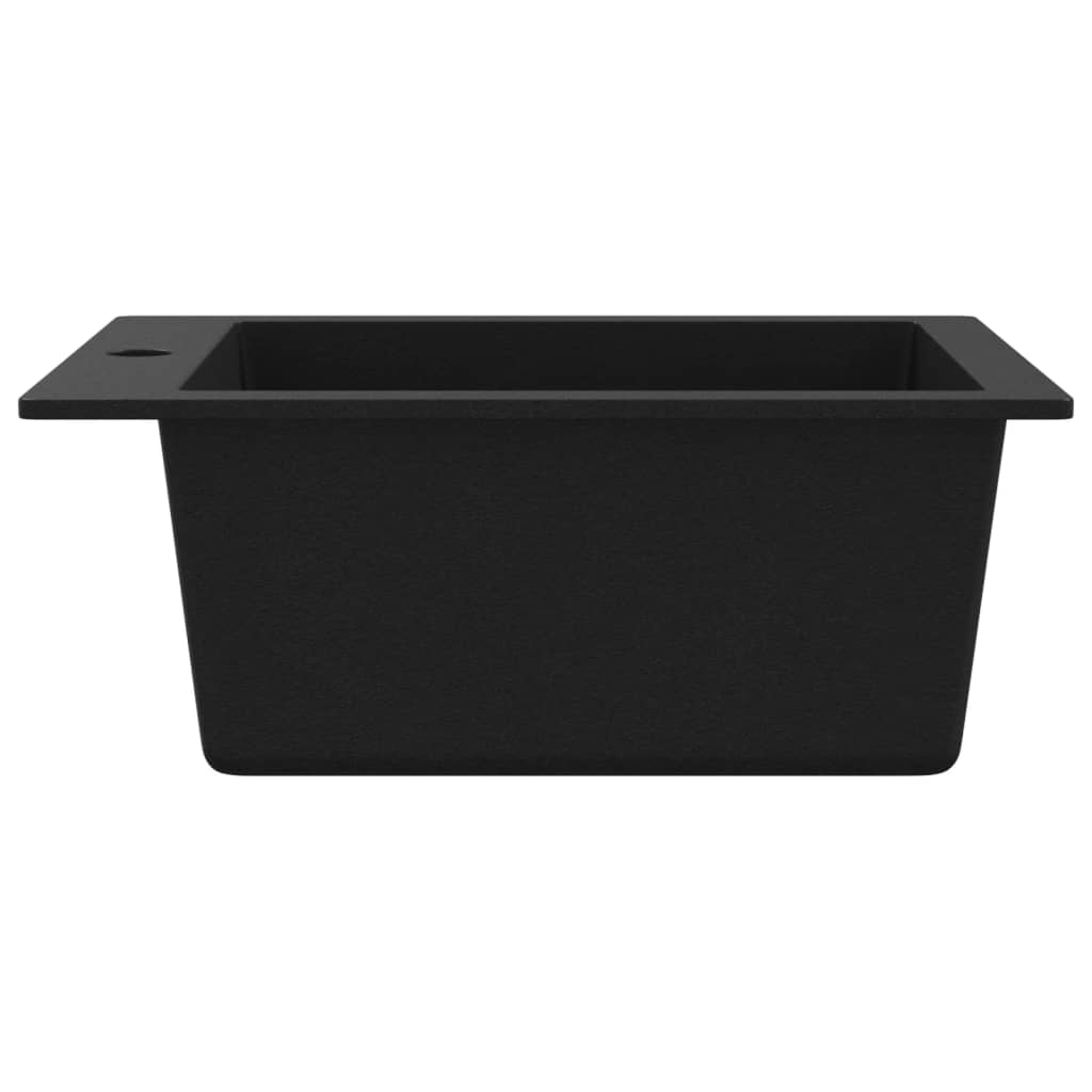 Évier de cuisine Granite Noir Éviers & Plonges vidaXL