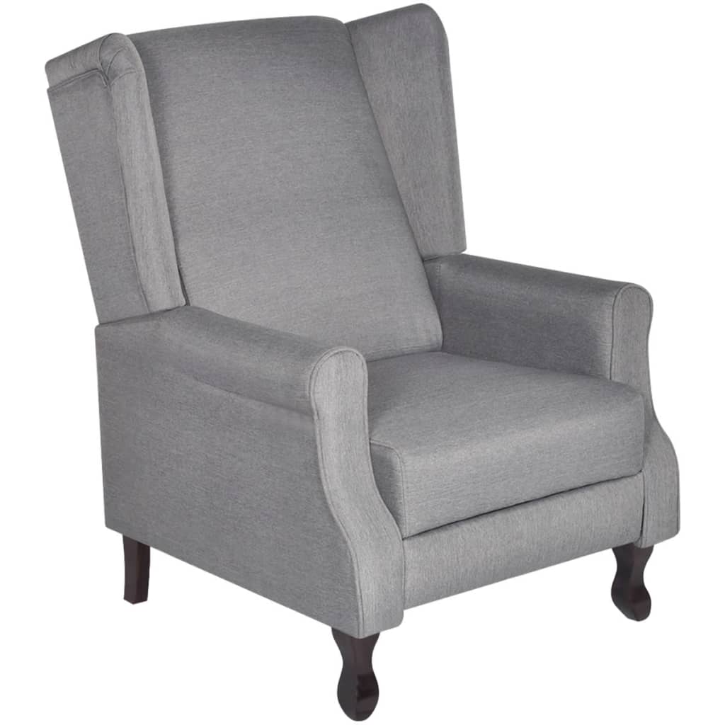 Fauteuil gris tissu - XIOS