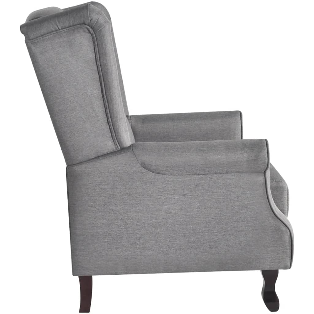 Fauteuil gris tissu - XIOS