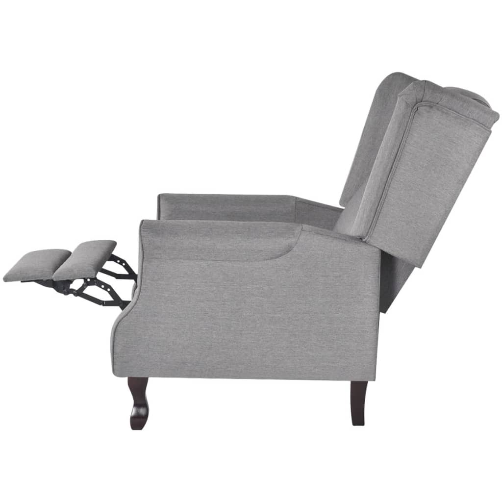 Fauteuil gris tissu - XIOS