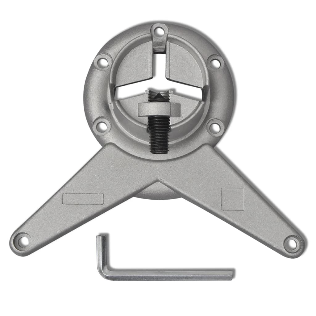 4 pieds de table réglables en hauteur 870 mm Chromé - XIOS
