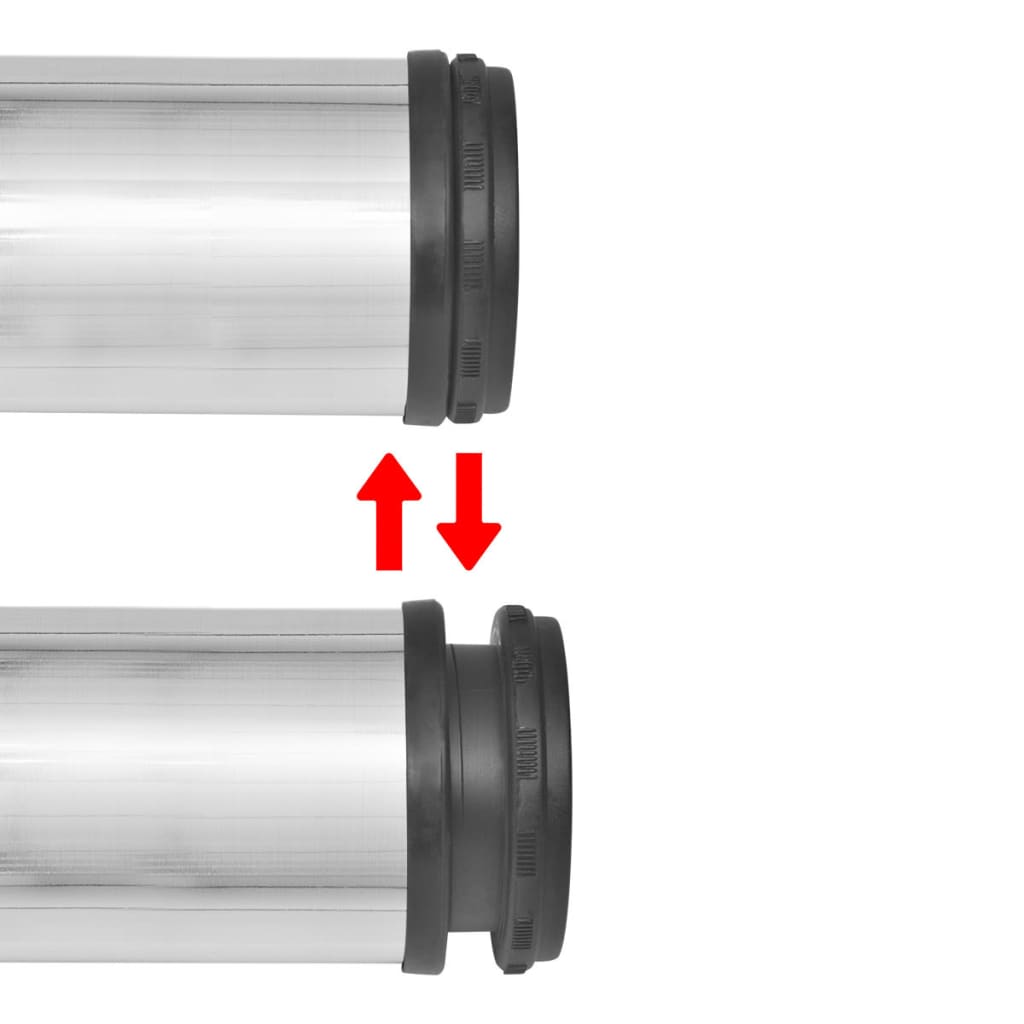 4 pieds de table réglables en hauteur 870 mm Nickel brossé - XIOS