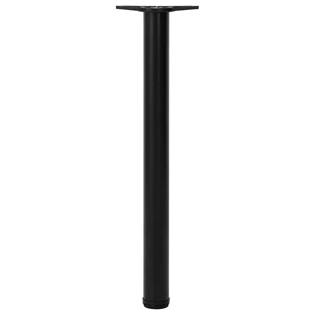 4 pieds de table réglables en hauteur 710 mm Noir - XIOS