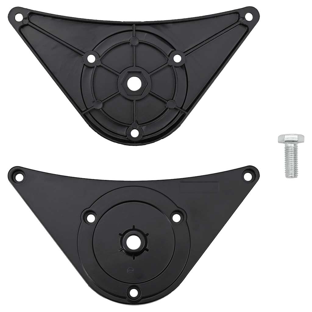4 pieds de table réglables en hauteur 710 mm Noir - XIOS