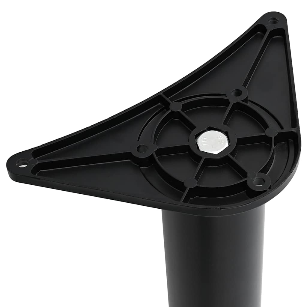 4 pieds de table réglables en hauteur 870 mm Noir - XIOS