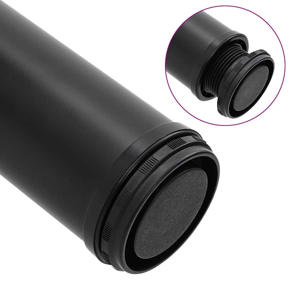 4 pieds de table réglables en hauteur Noir 1100 mm - XIOS