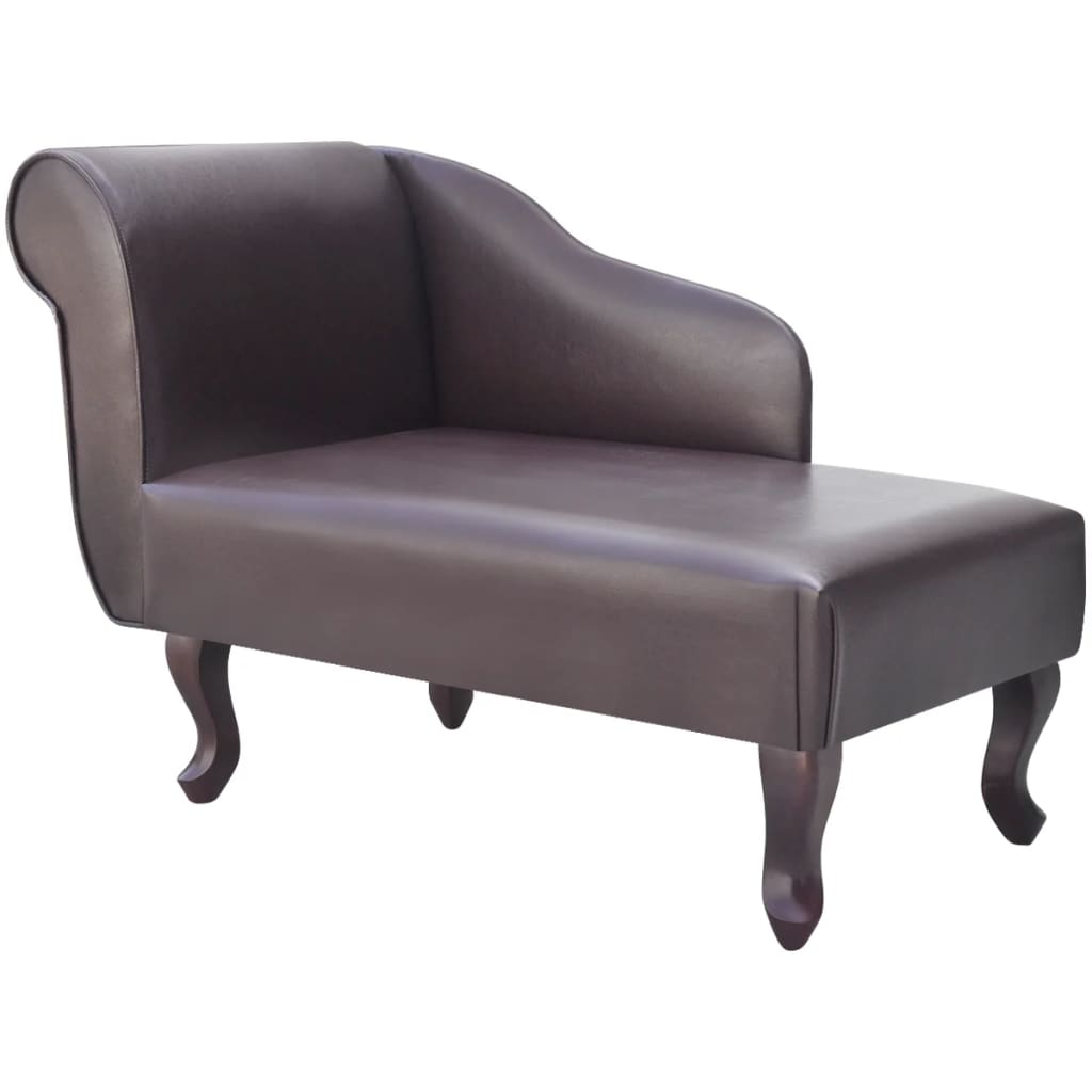 Chaise longue Marron Similicuir - XIOS
