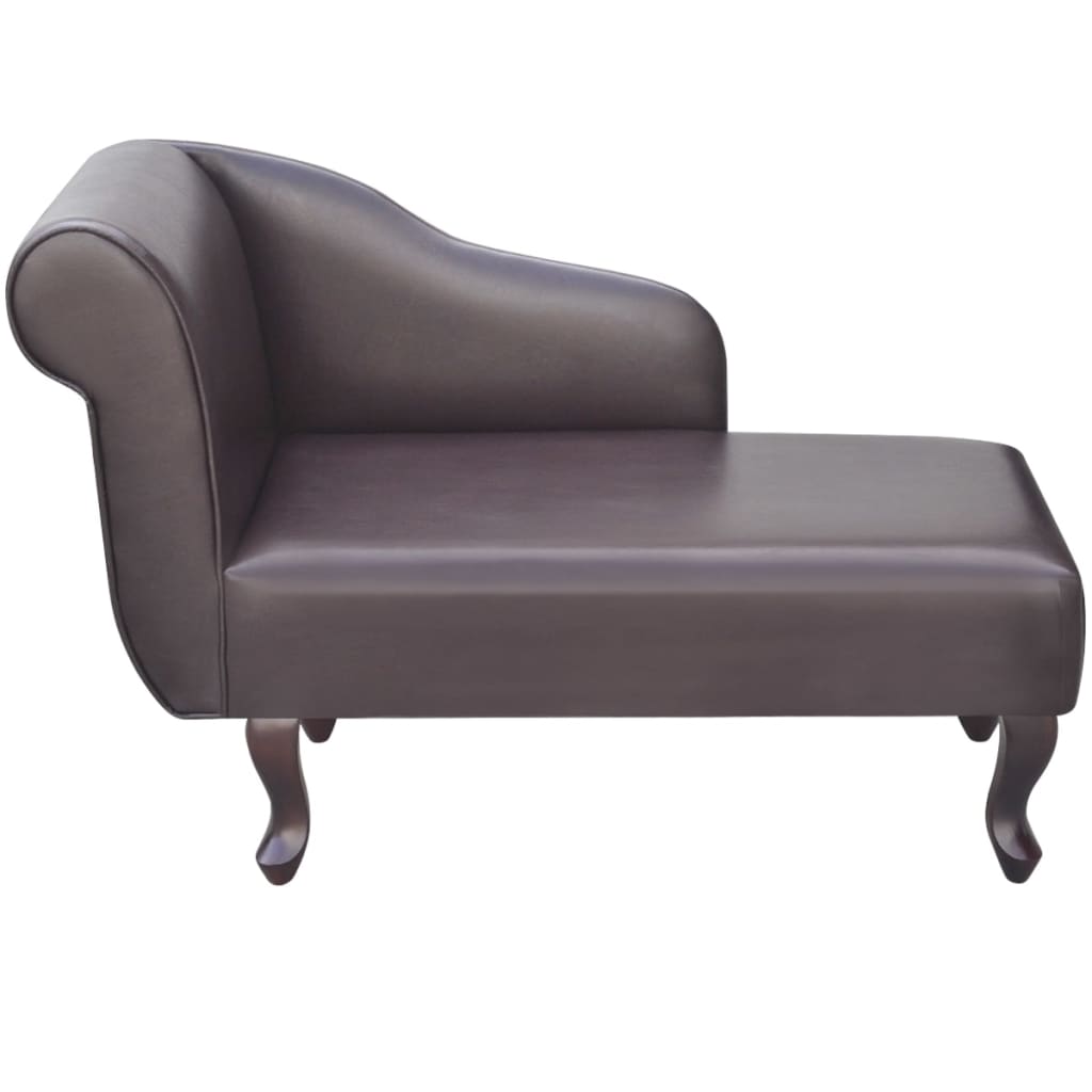 Chaise longue Marron Similicuir - XIOS