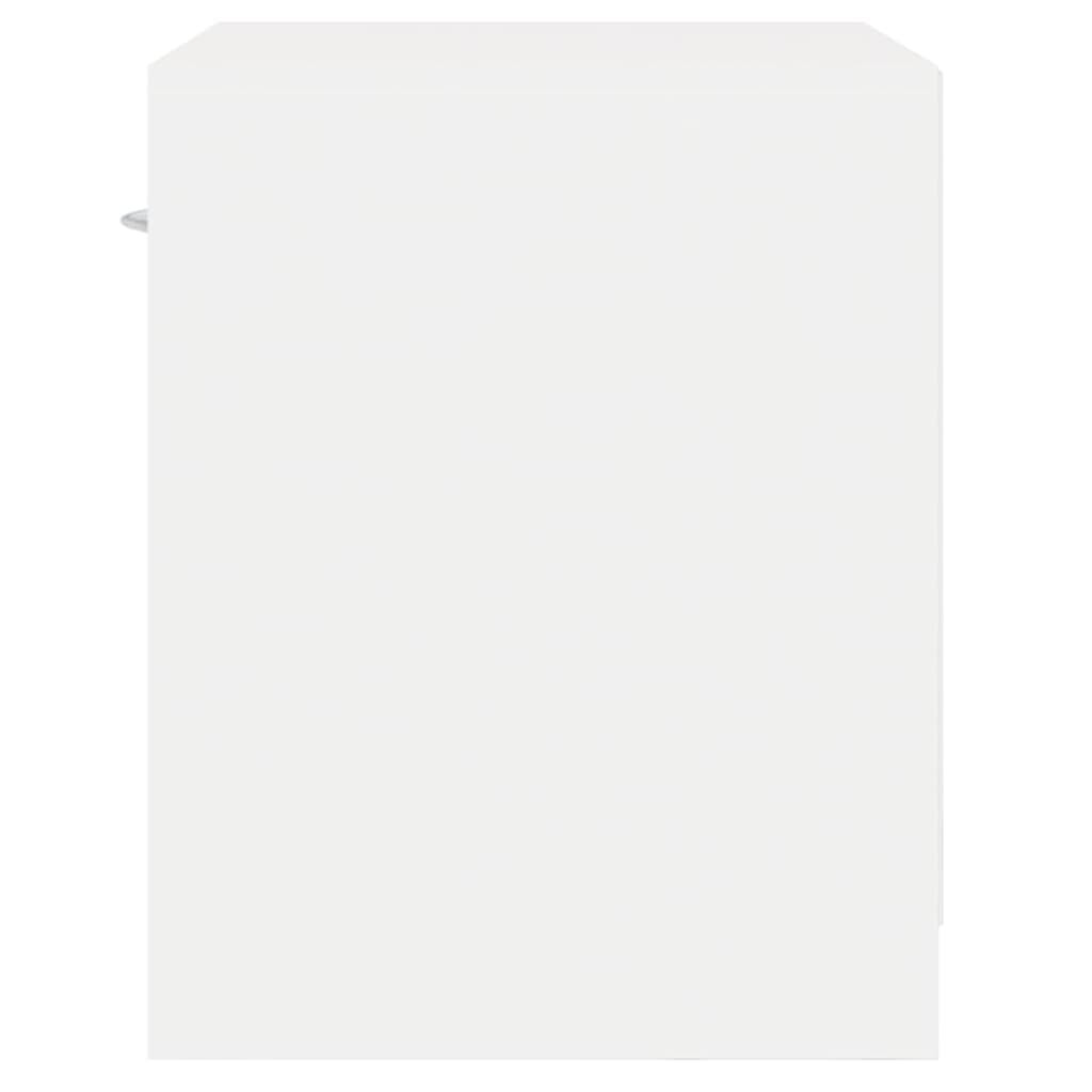 Table de chevet 2 pcs avec tiroir Blanc - XIOS