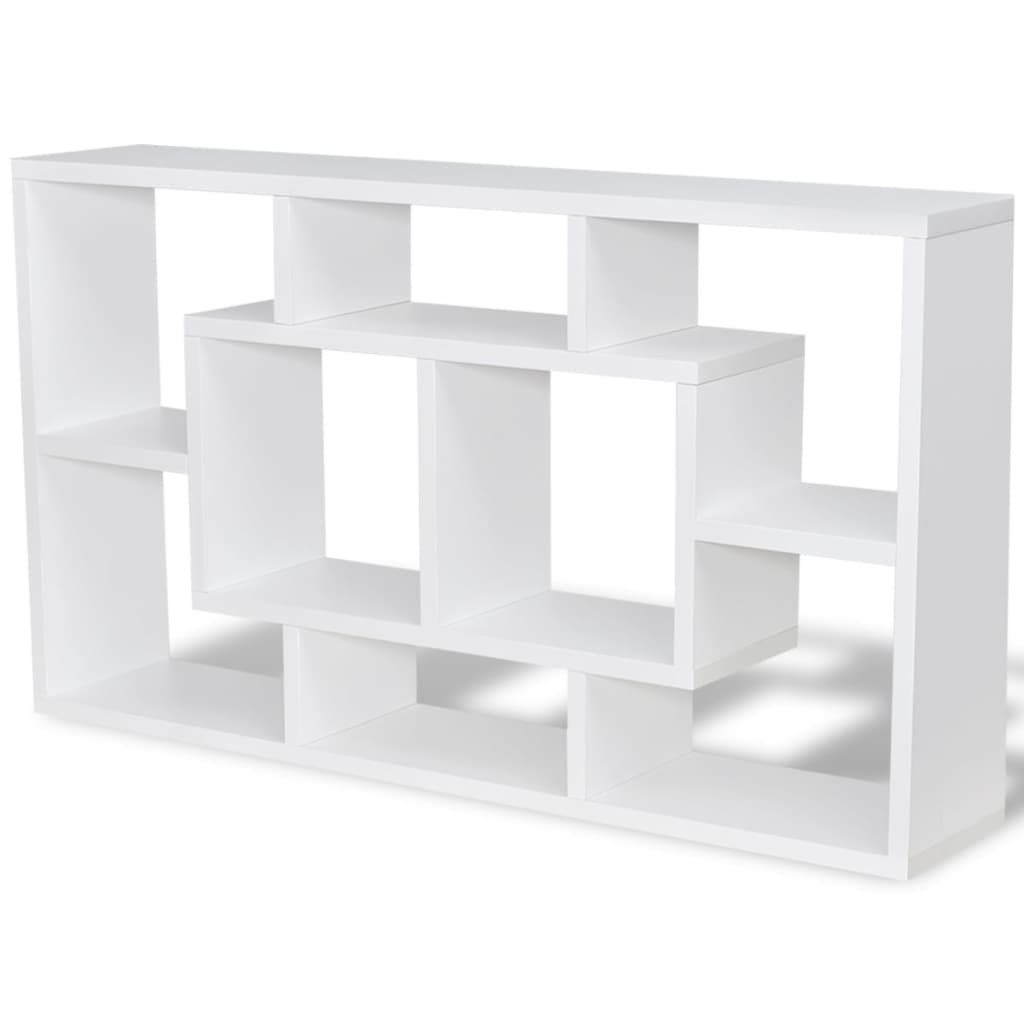 Étagère murale d'affichage 8 compartiments Blanc - XIOS
