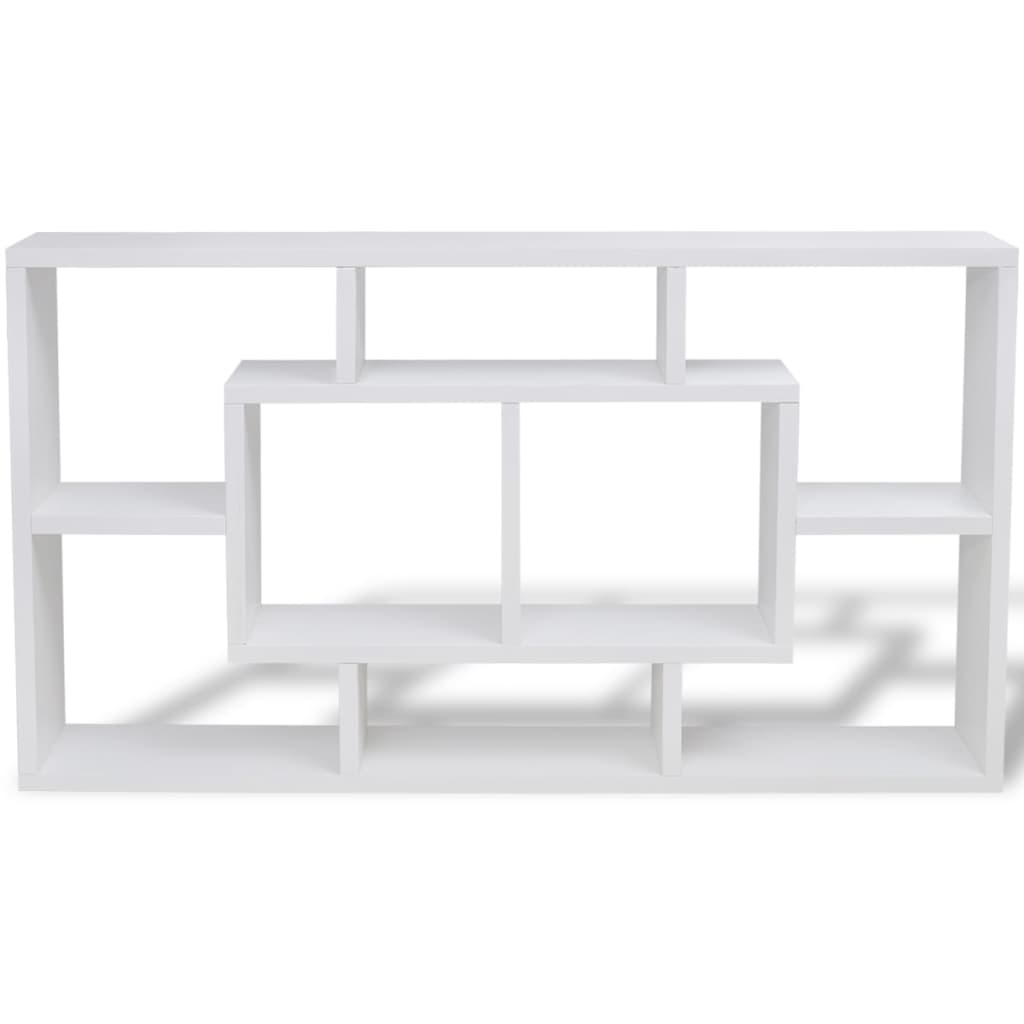 Étagère murale d'affichage 8 compartiments Blanc - XIOS