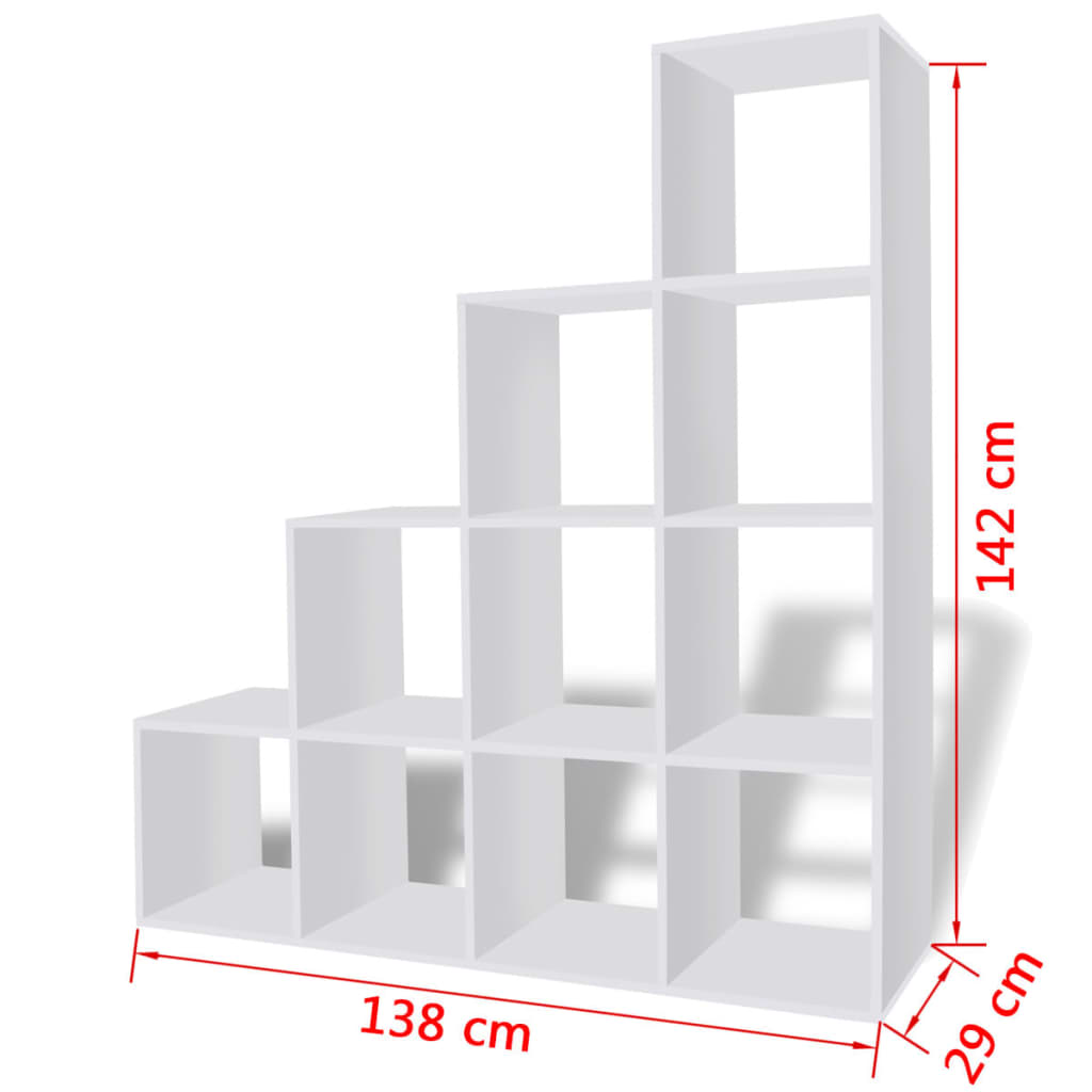 Bibliothèque/étagère 142 cm Blanc - XIOS